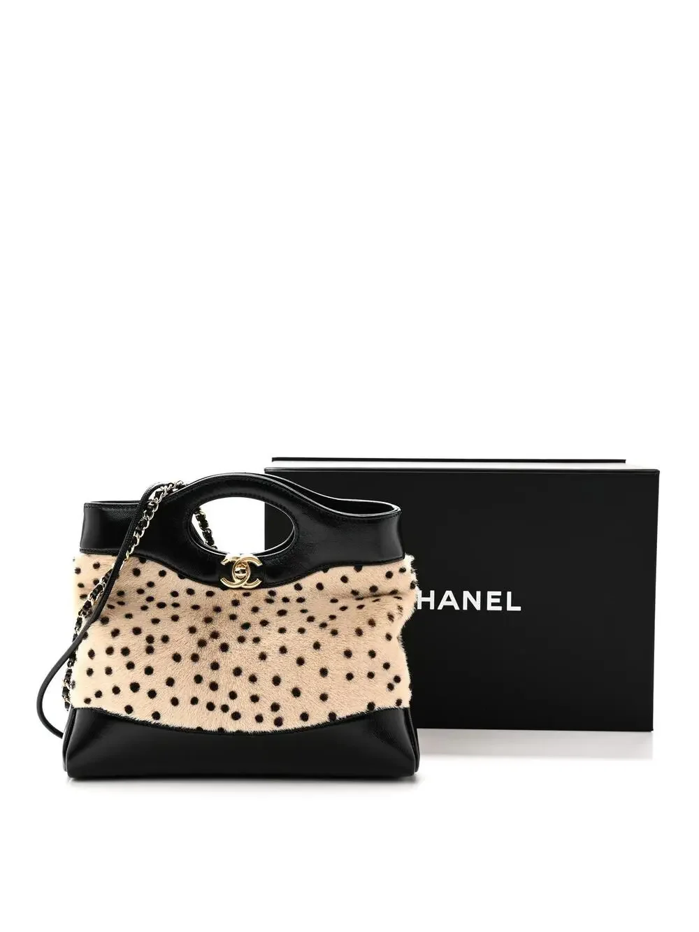 Chanel Shiny Lambskin Pony Hair Cheetah #333302C95B